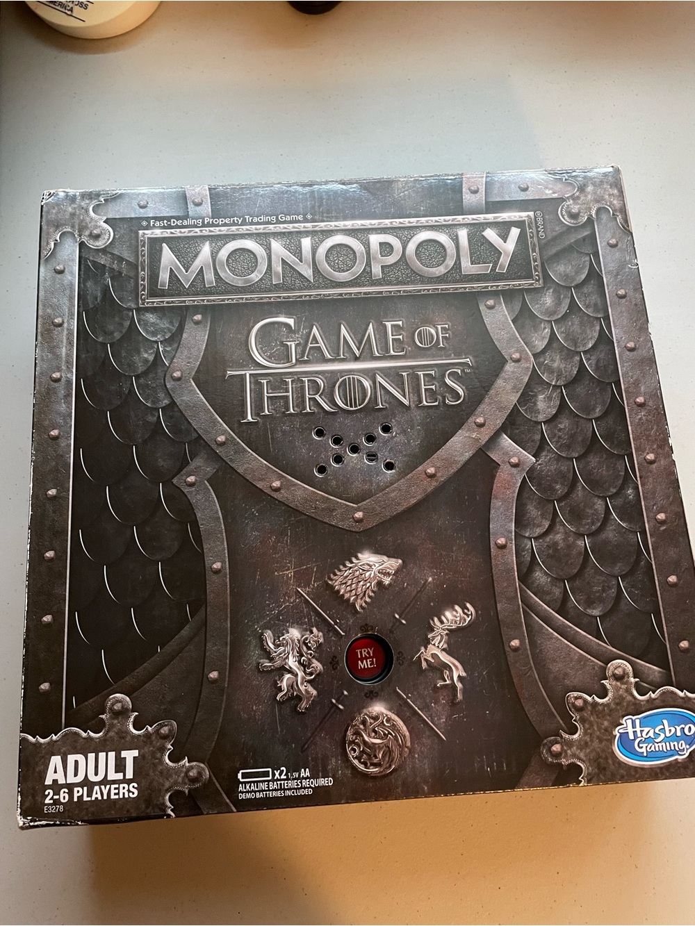 Game of Thrones Electronic Monopoly Board Game Hasbro Complete Working